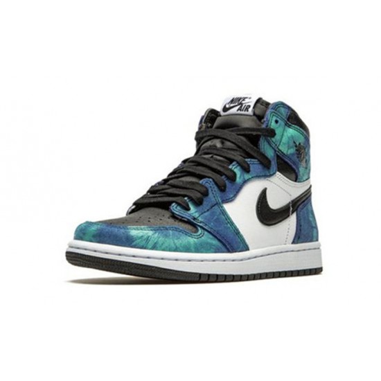 Kixify Jordans 1 High Tie-Dye AJ WHITE Sneakers CD0461 100