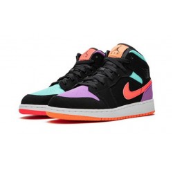 Kixify Jordans 1 Mid Candy AJ Black Sneakers 554725 083