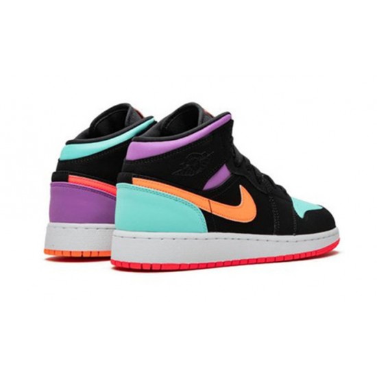 Kixify Jordans 1 Mid Candy AJ Black Sneakers 554725 083