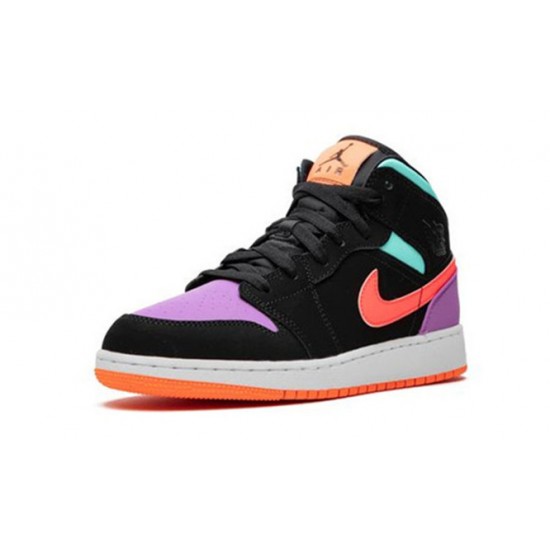 Kixify Jordans 1 Mid Candy AJ Black Sneakers 554725 083