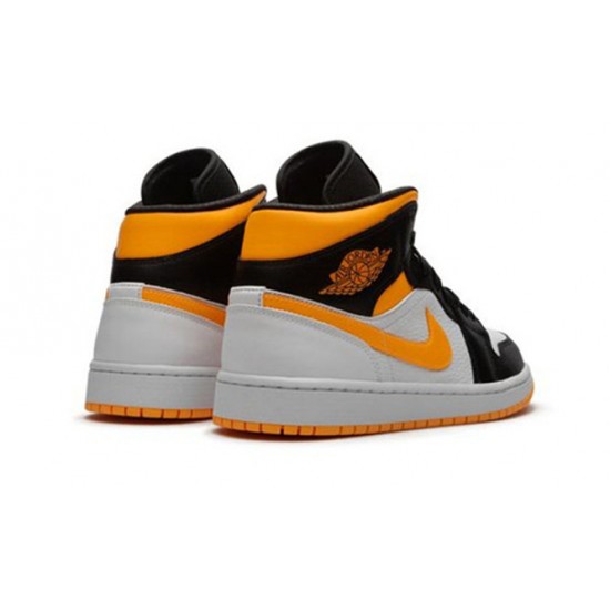 Kixify Jordans 1 Mid SE “Laser Orange/Black” AJ WHITE Sneakers CV5276 107