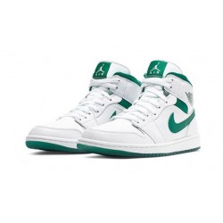 Kixify Jordans 1 Mid White Mystic Green WHITE AJ WHITE Sneakers CD6759 103