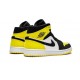 Kixify Jordans 1 Mid Yellow Toe AJ BLACK Sneakers 852542 071