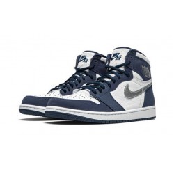 Kixify Jordans 1 High Midnight Navy AJ WHITE Sneakers DC1788 100