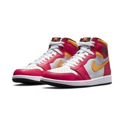 Kixify Jordans 1 High Light Fusion Red Light Fusion Red AJ Red Sneakers 555088 603