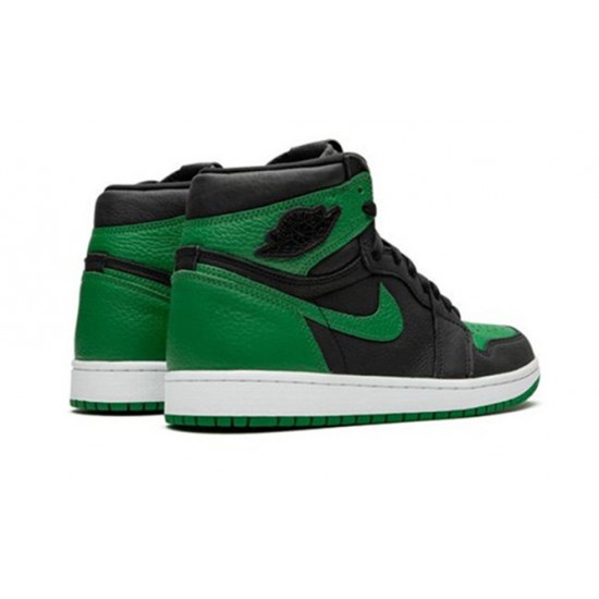 Kixify Jordans 1 High Pine Green AJ BLACK Sneakers 555088 030