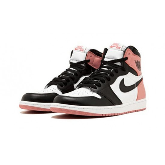 Kixify Jordans 1 High OG Rust Pink WHITE AJ WHITE Sneakers 861428 101