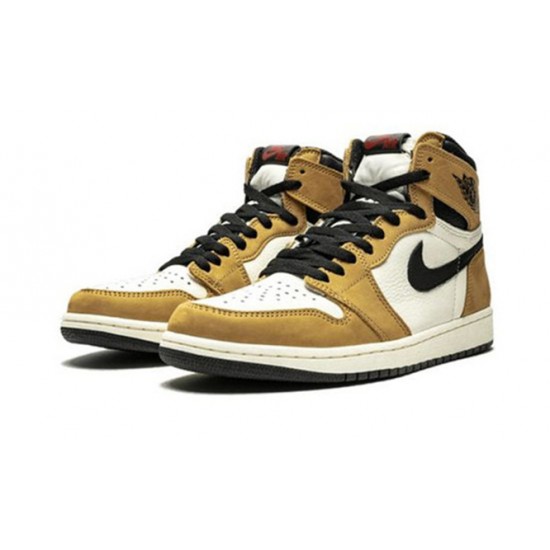 Kixify Jordans 1 High Rookie of the Year AJ GOLDEN HARVEST Sneakers 555088 700