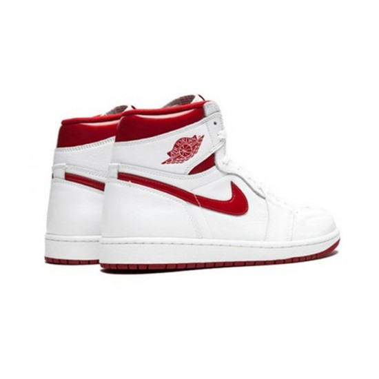 Kixify Jordans 1 High Metallic Red AJ WHITE Sneakers 555088 103