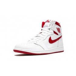 Kixify Jordans 1 High Metallic Red AJ WHITE Sneakers 555088 103