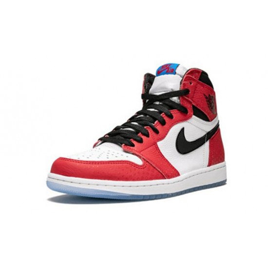 Kixify Jordans 1 High Spiderman GYM RED AJ GYM RED Sneakers 555088 602