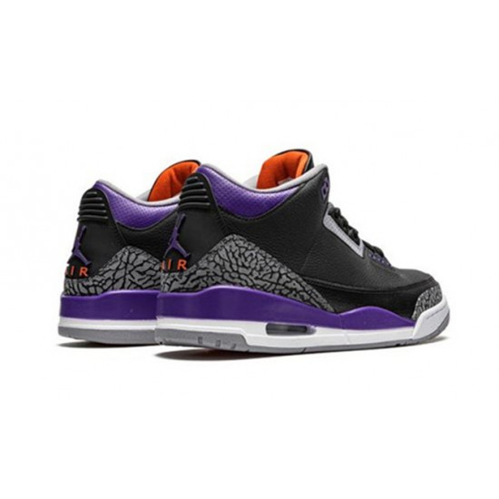 Kixify Jordans 3 Court Purple Black Cement AJ BLACK Sneakers CT8532 050