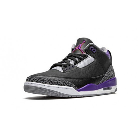 Kixify Jordans 3 Court Purple Black Cement AJ BLACK Sneakers CT8532 050