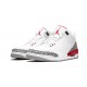 Kixify Jordans 3 Hall of Fame WHITE/FIRE RED AJ WHITE Sneakers 136064 116