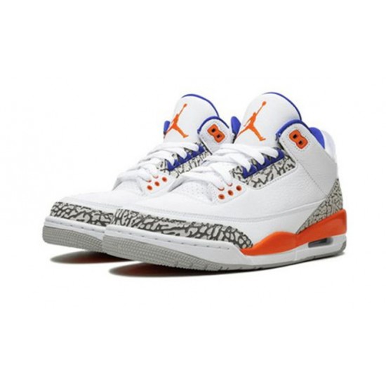 Kixify Jordans 3 Knicks AJ WHITE Sneakers 136064 148