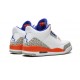 Kixify Jordans 3 Knicks AJ WHITE Sneakers 136064 148