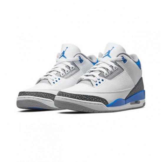 Kixify Jordans 3 Retro Racer Blue White AJ White Sneakers CT8532 145