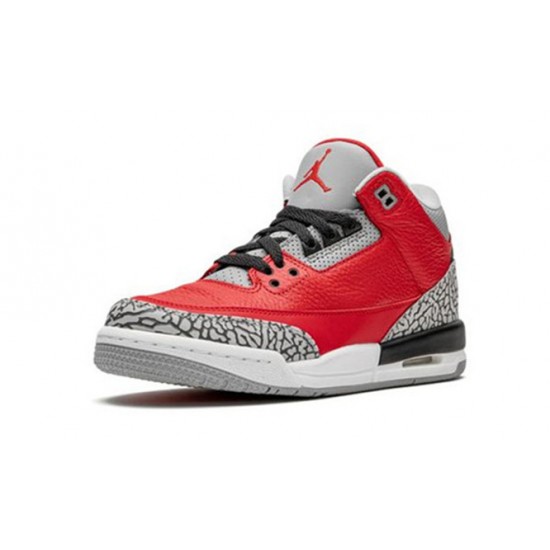 Kixify Jordans 3 Red Cement AJ VARSITY RED Sneakers CQ0488 600