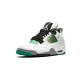 Kixify Jordans 4 Rasta &Lucid Green AJ WHITE Sneakers AQ9129 100