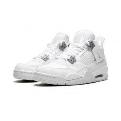 Kixify Jordans 4 Pure Money AJ WHITE Sneakers 408452 100