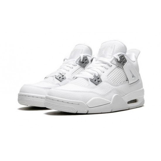 Kixify Jordans 4 Pure Money AJ WHITE Sneakers 408452 100