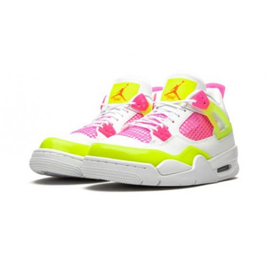 Kixify Jordans 4 Retro White Lemon Pink WHITE AJ WHITE Sneakers CV7808 100