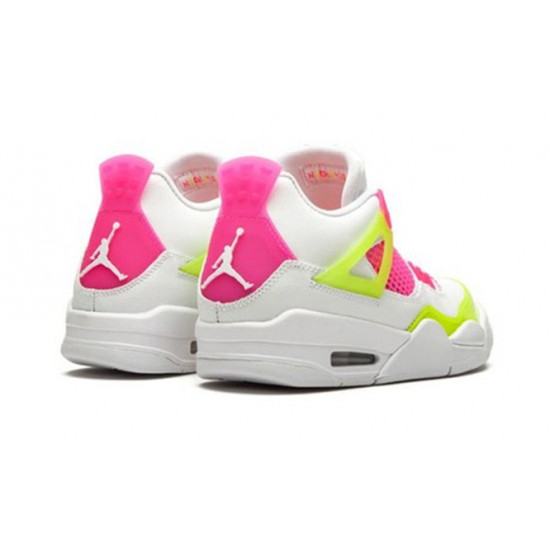 Kixify Jordans 4 Retro White Lemon Pink WHITE AJ WHITE Sneakers CV7808 100