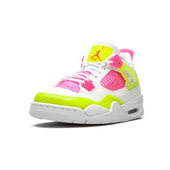 Kixify Jordans 4 Retro White Lemon Pink WHITE AJ WHITE Sneakers CV7808 100