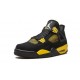 Kixify Jordans 4 Thunder AJ BLACK Sneakers 308497 008