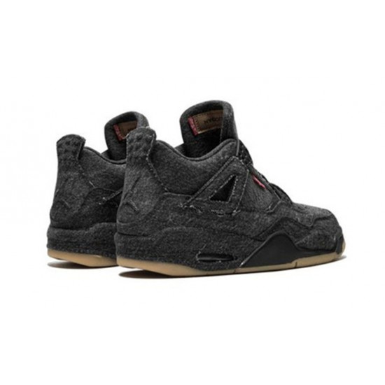 Kixify Jordans 4 X Levis Black AJ Black Sneakers AO2571 001