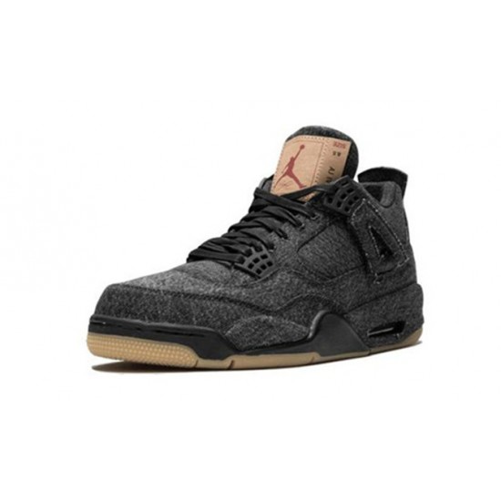 Kixify Jordans 4 X Levis Black AJ Black Sneakers AO2571 001