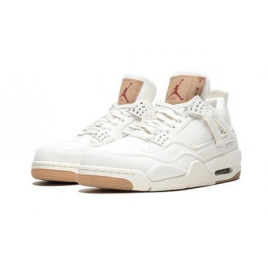 Kixify Jordans 4 s White WHITE/WHITE-WHITE  AJ WHITE Sneakers AO2571 100