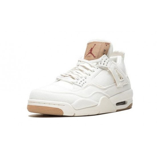 Kixify Jordans 4 s White WHITE/WHITE-WHITE  AJ WHITE Sneakers AO2571 100