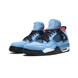 Kixify Jordans 4 Cactus Jack University Blue/Varsity Red AJ Blue Sneakers 308497 406