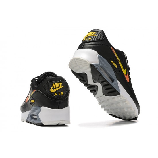 Kixify Air Max 90 (M) Black Yellow and Orange Shoes