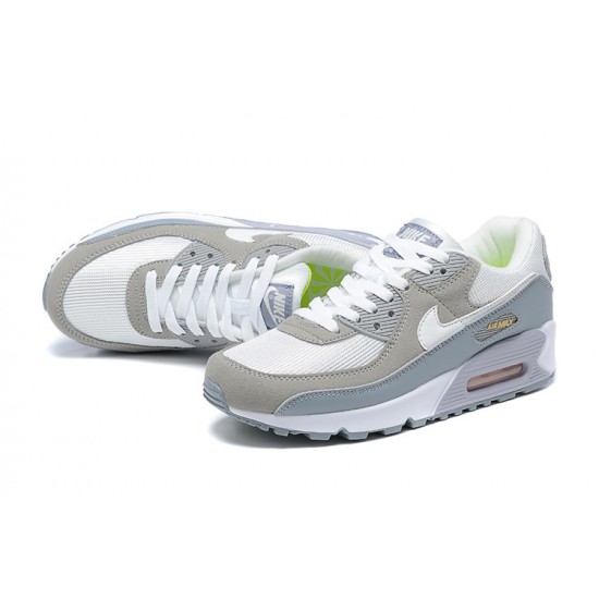 Kixify Air Max 90 (M) White Grey and Green Shoes