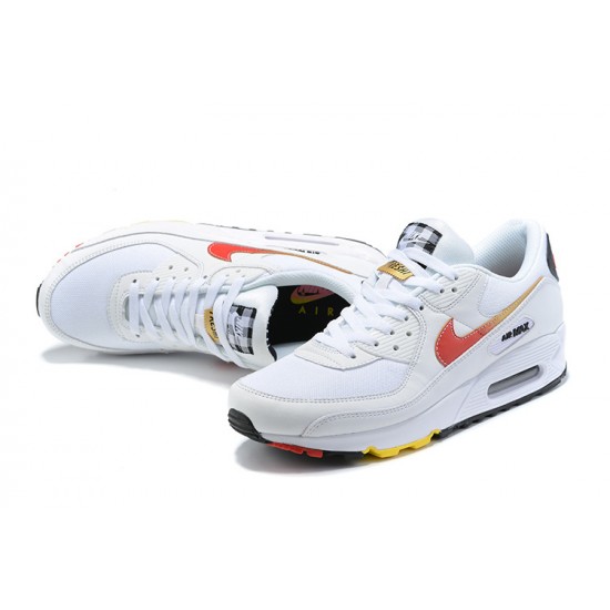 Kixify Air Max 90 (M) White and Red Shoes