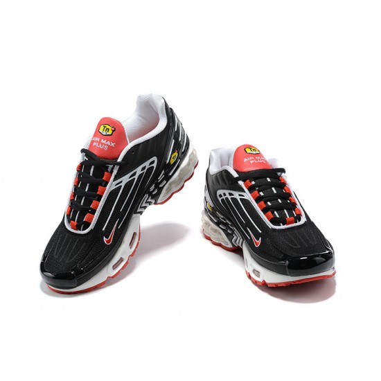 Kixify Air Max Plus 3 (M) Black White and Red CJ0601-001 Shoes