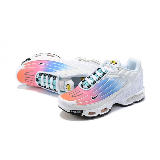 Kixify Air Max Plus 3 (M) White Blue and Pink Shoes