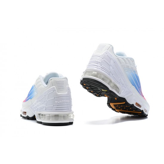 Kixify Air Max Plus 3 (M) White Blue and Pink Shoes