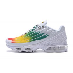 Kixify Air Max Plus 3 (M) White Green and Yellow Shoes