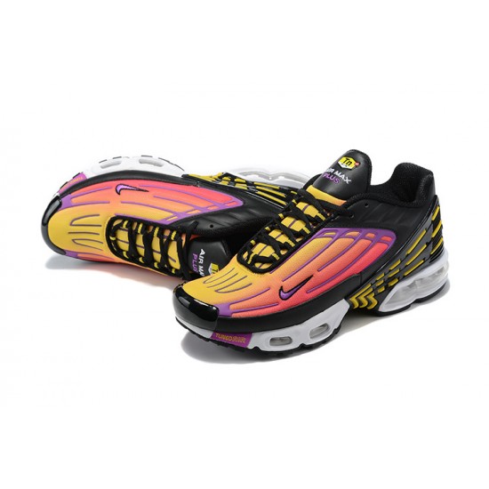 Kixify Air Max Plus 3 (W/M) Black Yellow and Purple CJ9684-003  Shoes