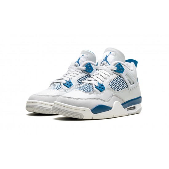 Nike Air Jordan 4 (GS) HF4281-141 Military Blue Shoes