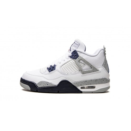 Nike Air Jordan 4 (GS)Midnight Navy 408452-140 Shoes