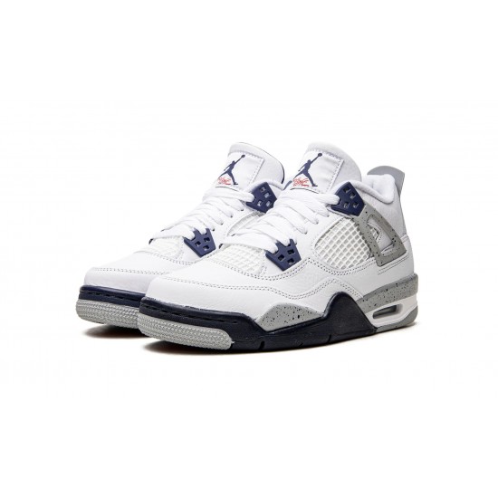 Nike Air Jordan 4 (GS)Midnight Navy 408452-140 Shoes