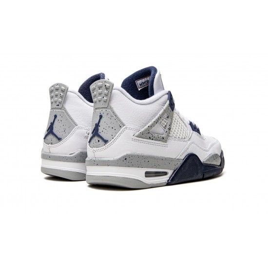 Nike Air Jordan 4 (GS)Midnight Navy 408452-140 Shoes